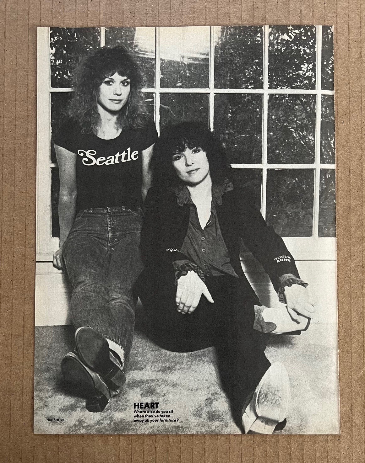 Heart – RARE vintage magazine page