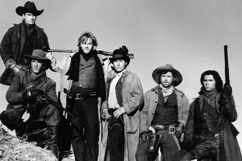 Young Guns Charlie Sheen Kiefer Sutherl Emilio Estevez Portrait 24×18 Poster