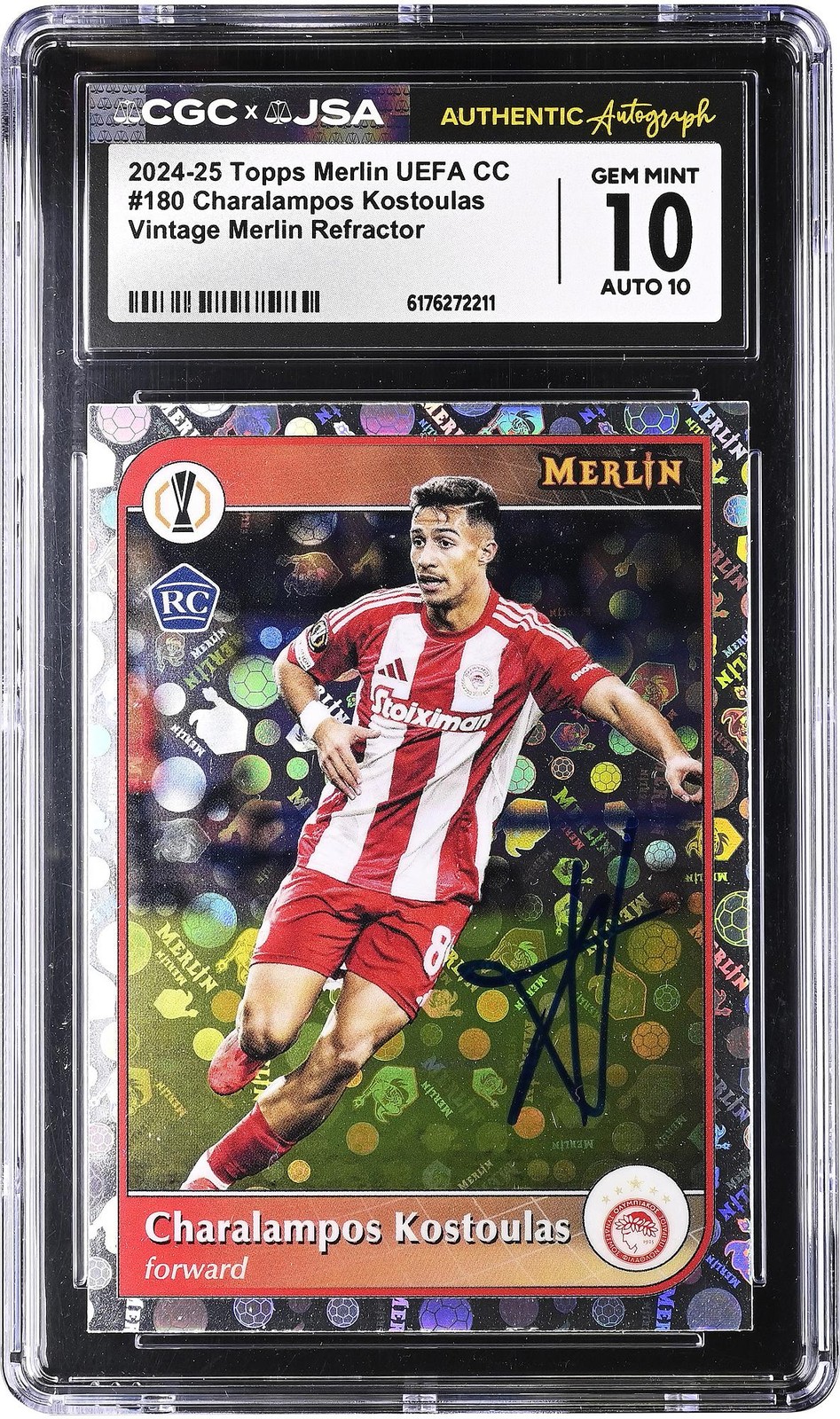 Merlin TV Trading Card Fanatics Authentic COA Item#14660349