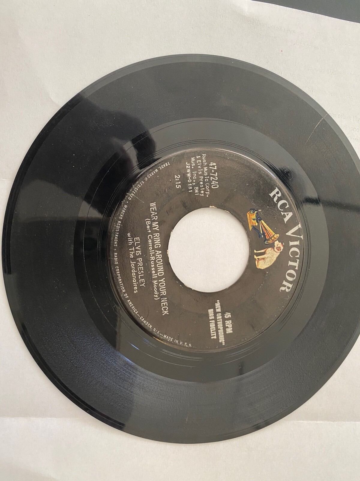 Vintage Elvis 45s – From Jail House, Heatbreak Hotel, to Rock To Bosa Nova Baby