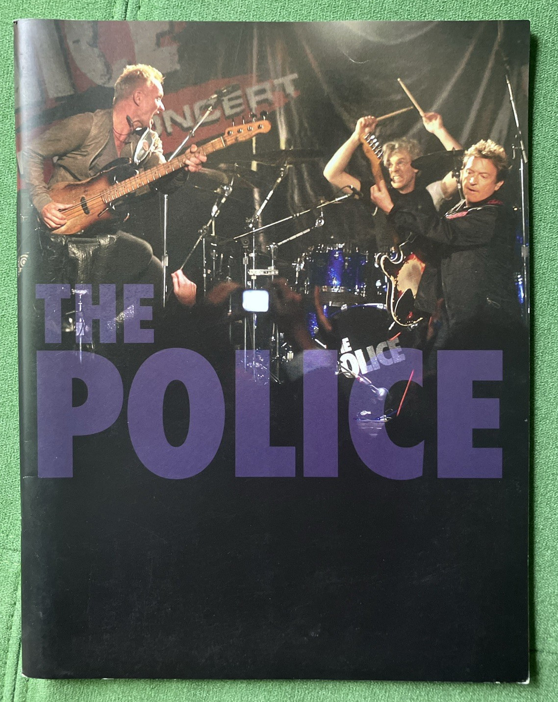 The Police 2007-2008 Reunion Concert Tour Oversized Souvenir Program