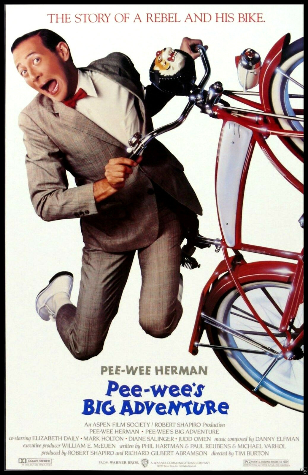 Pee wees Big Adventure Pee wee Herman Canvas Print Fridge Magnet 6×8 Large