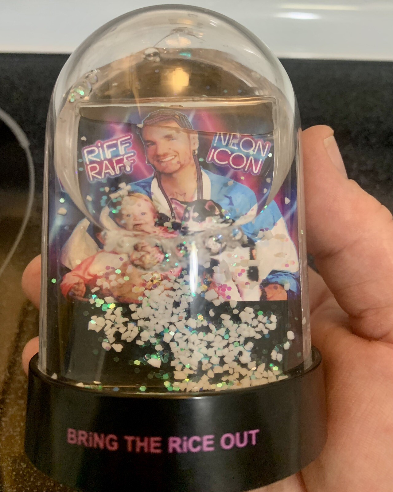 RiFF RAFF Neon icon SnowGlobe