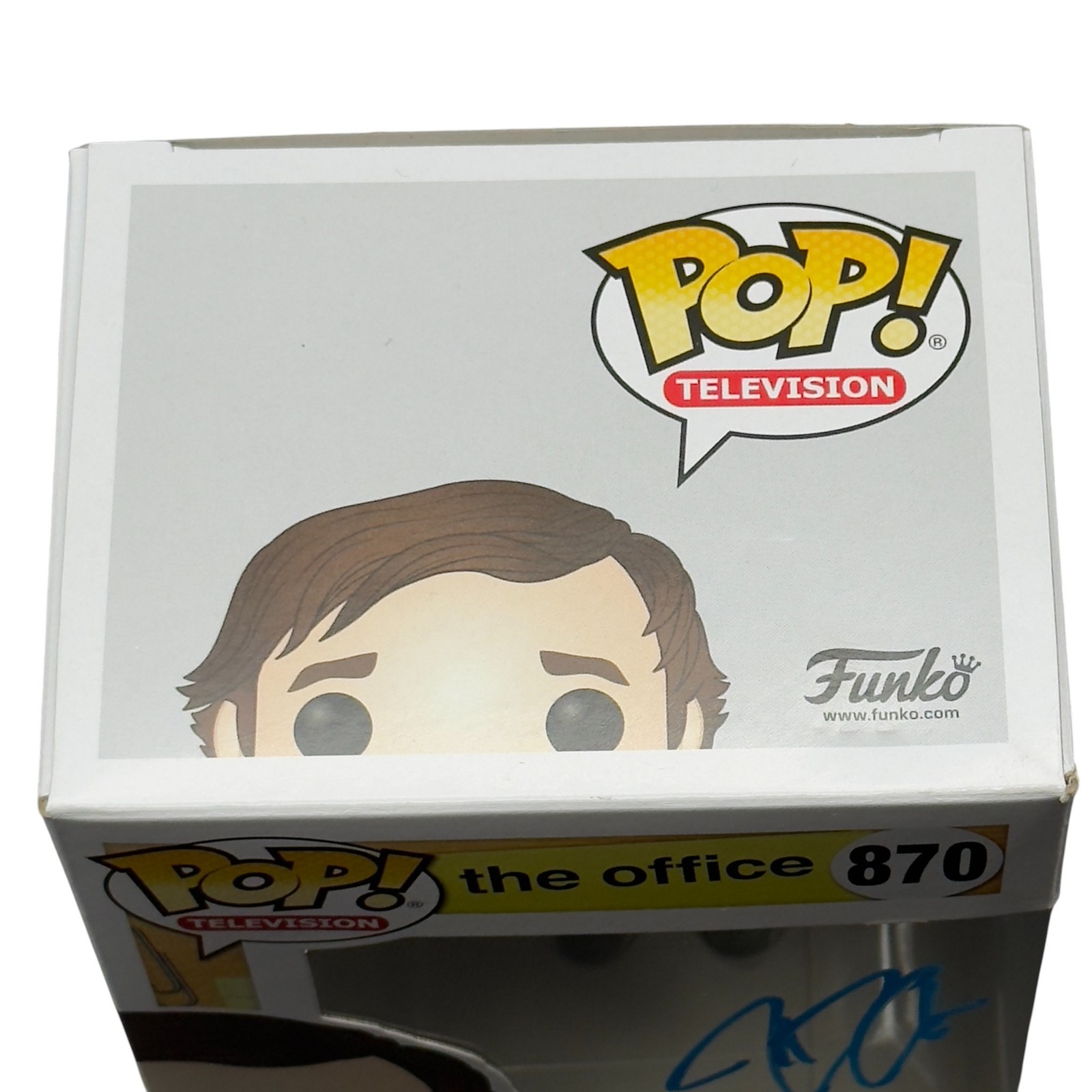 John Krasinski Signed Jim Halpert Funko Pop 870 The Office Beckett Authentic!