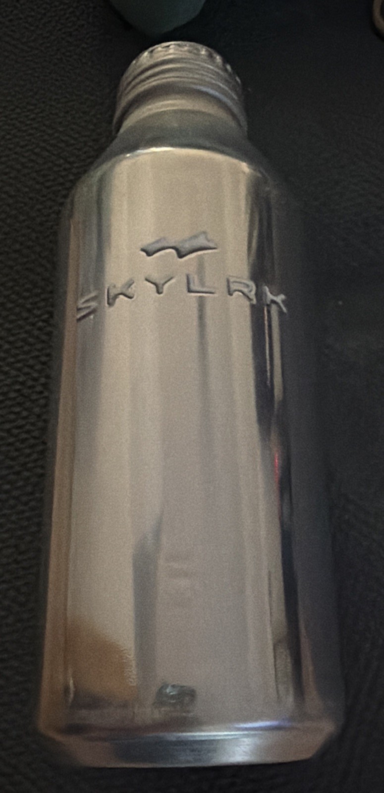 Unopened Justin Bieber Skylark Silver Water Bottle – Coachella NYC Popup Full