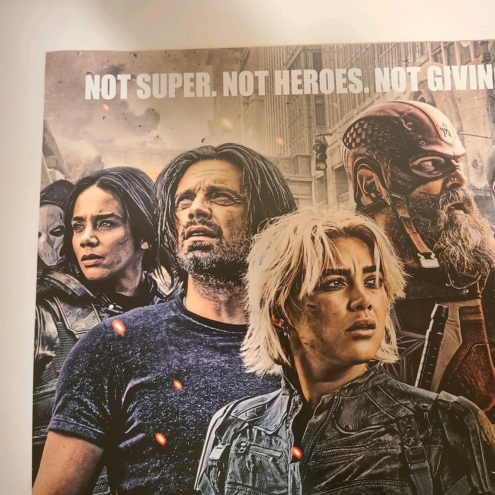 ORIGINAL MARVEL THUNDERBOLTS* ONE SHEET REGAL MOVIE POSTER 2025 NEW AVENGERS