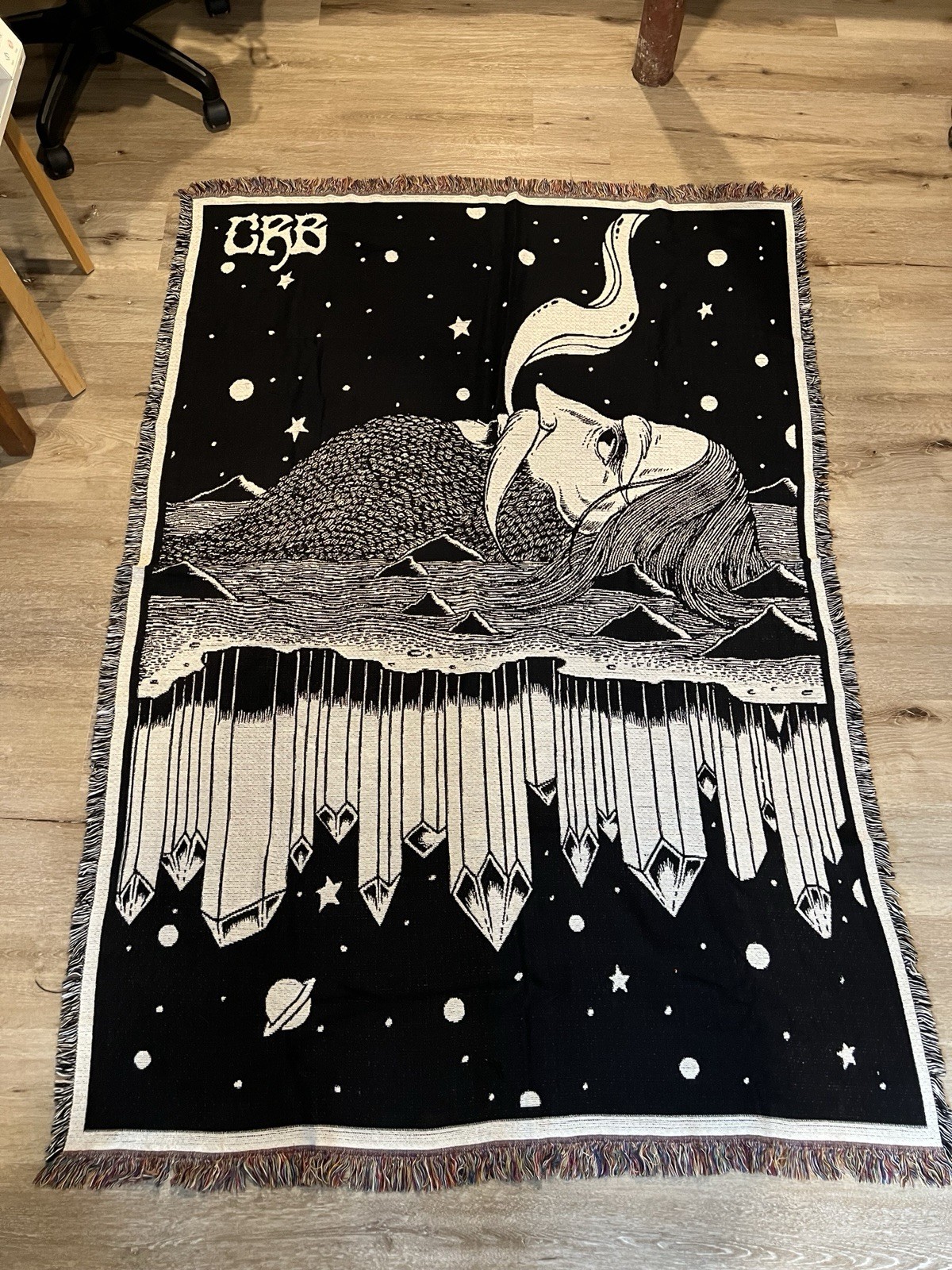 Chris Robinson Brotherhood Alan Forbes Tapestry/Blanket/ThrowRug RARE