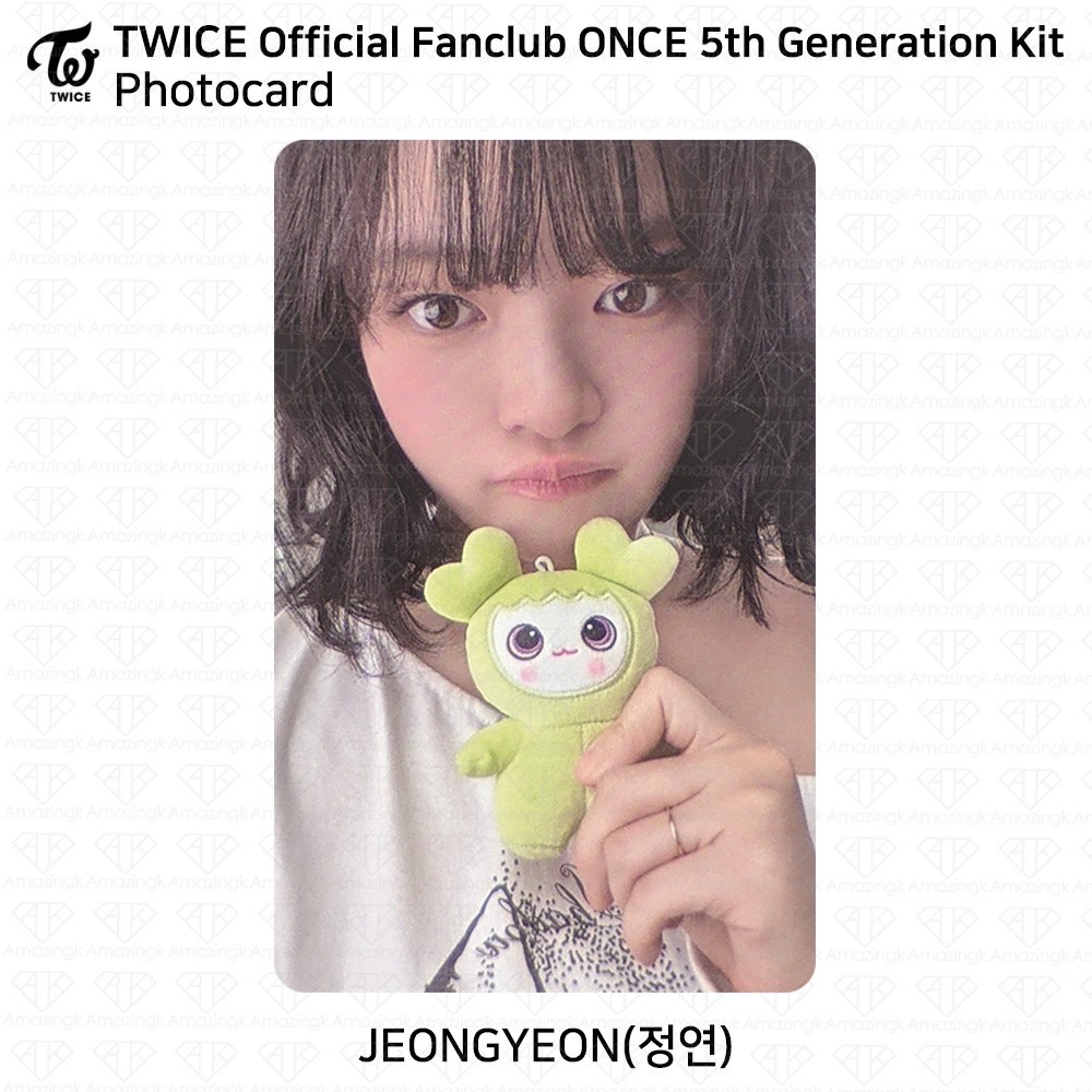 TWICE Official Fanclub ONCE 5th Generation Kit Photocard Card Holder Mini Pouch