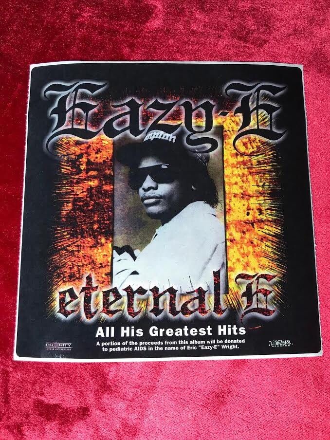 THE BOYZ IN THE HOOD! Eazy E. LARGE STICKER – GANGSTER RAP MEMORABILIA