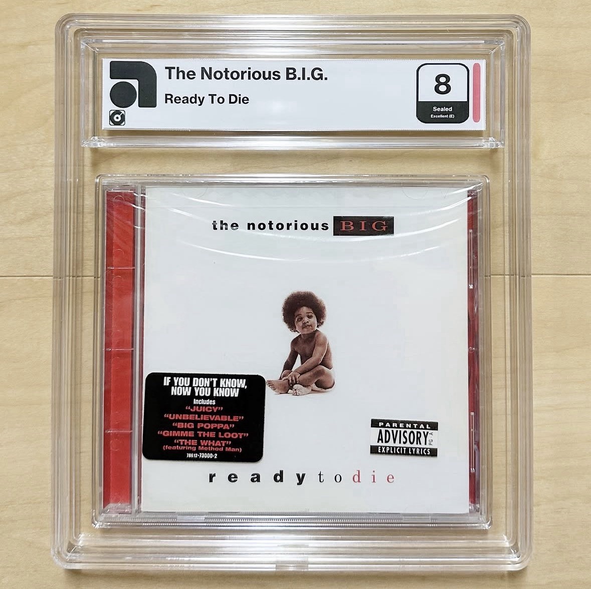 The Notorious B.I.G. Ready To Die AMG Sealed CD US 1st Press Biggie Rap Hip Hop