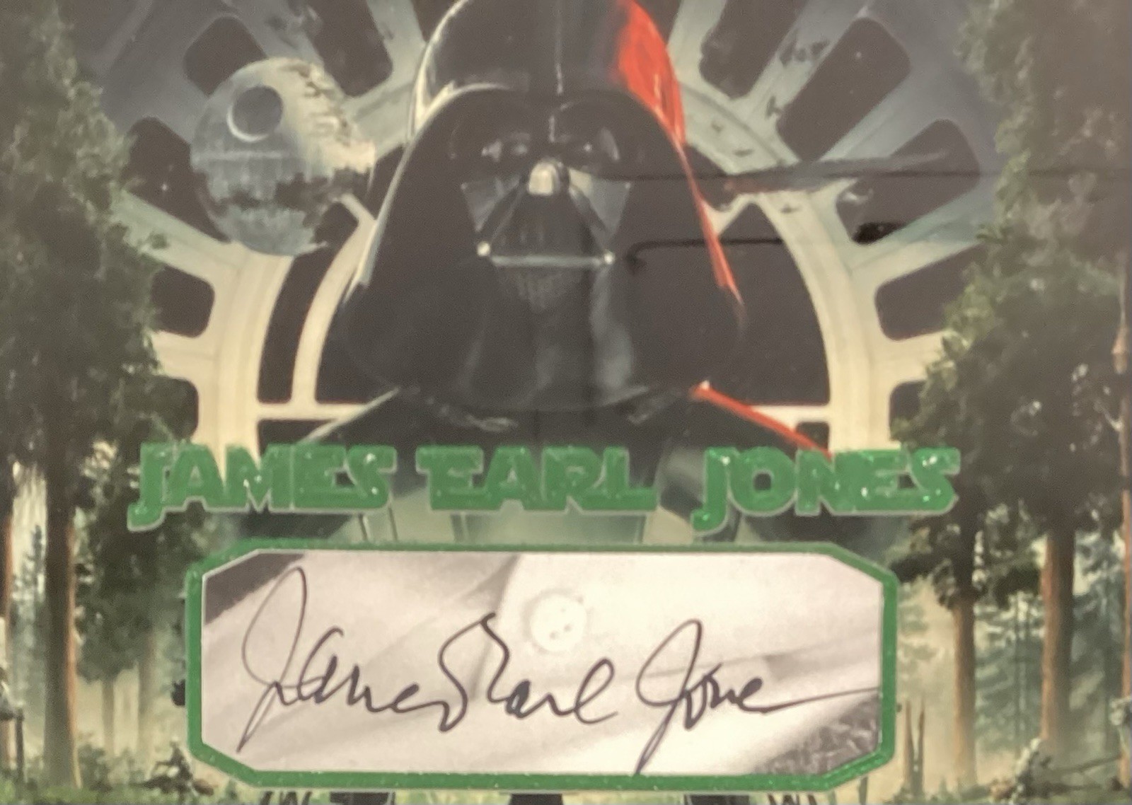 James Earl Jones Signed Card Cut Custom Darth Vader Star Wars Autograph PSA/DNA