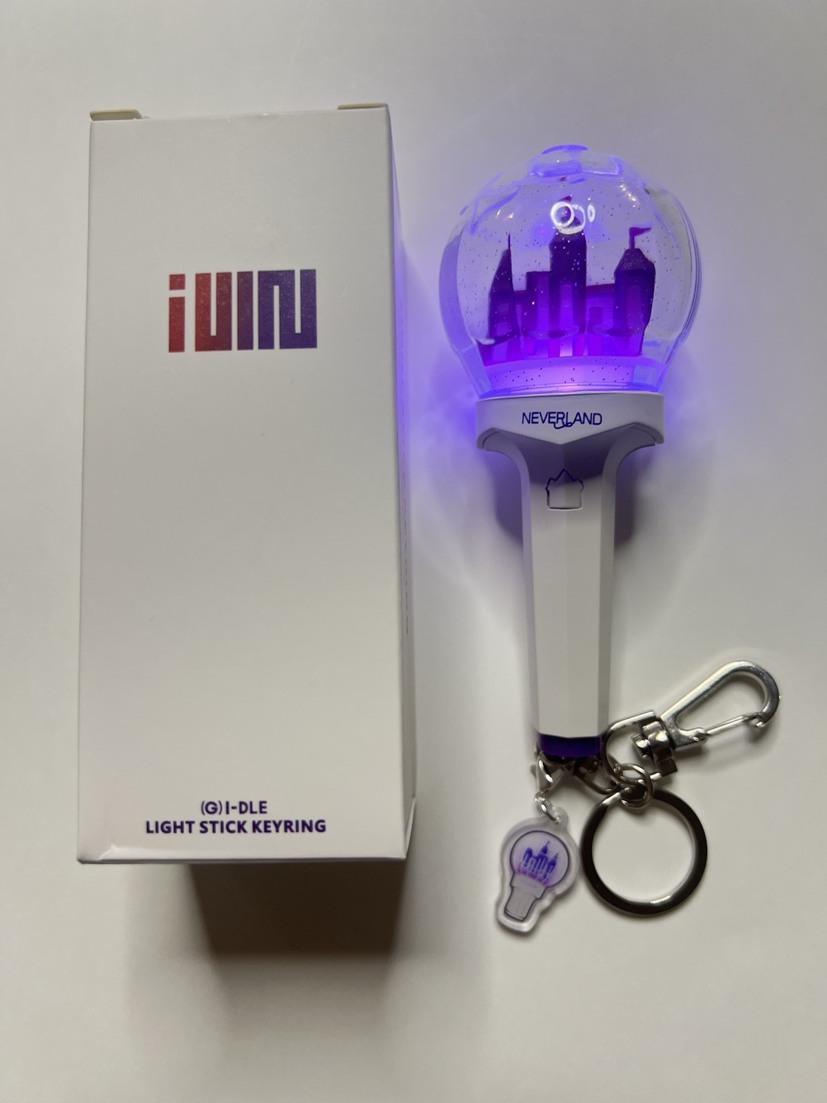 (G)I-dle Ver.2 Mini Light Stick Keychain Multi-Color LED