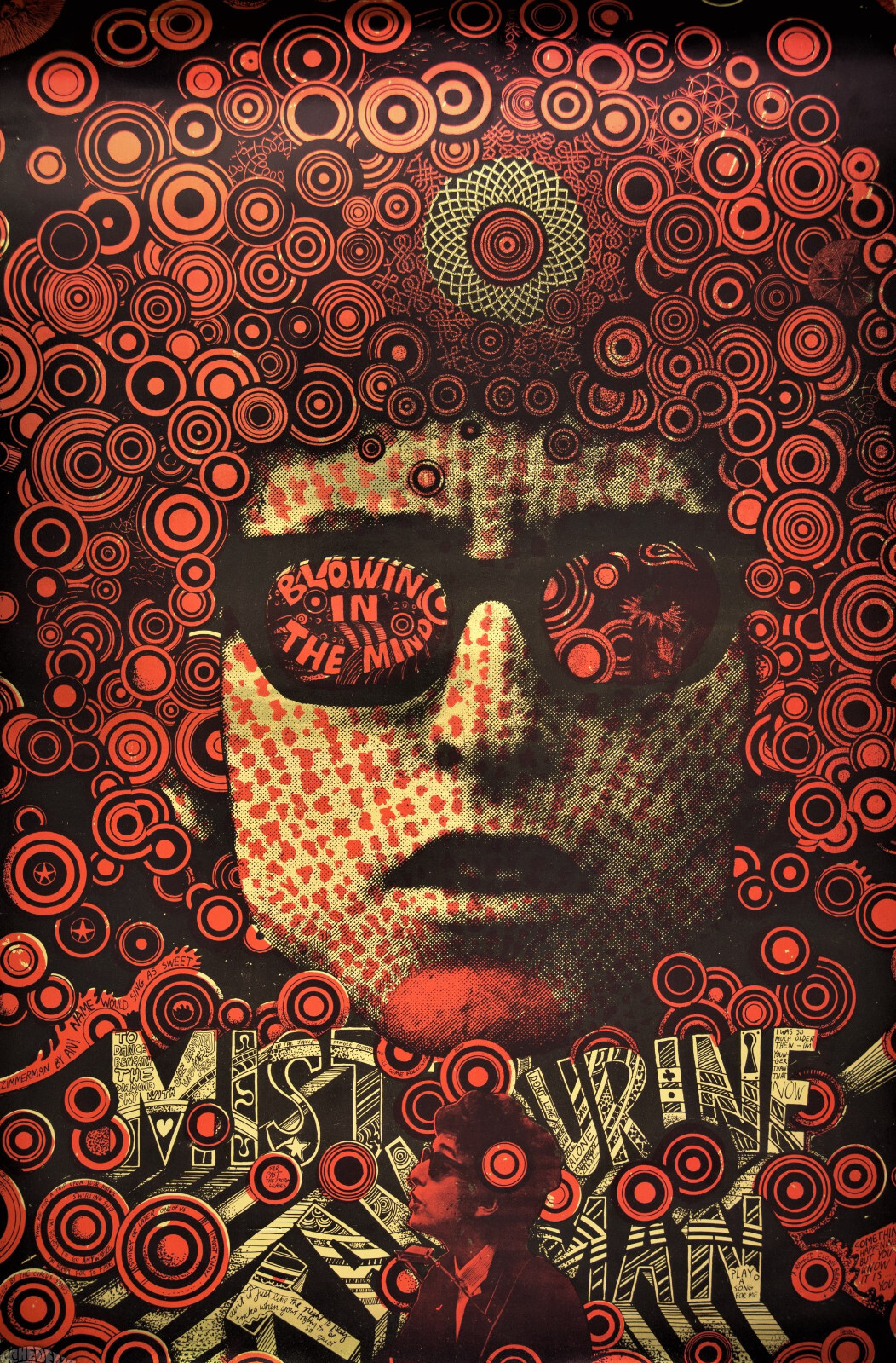 Bob Dylan Concert Poster FREE SHIPPING 12″x18″