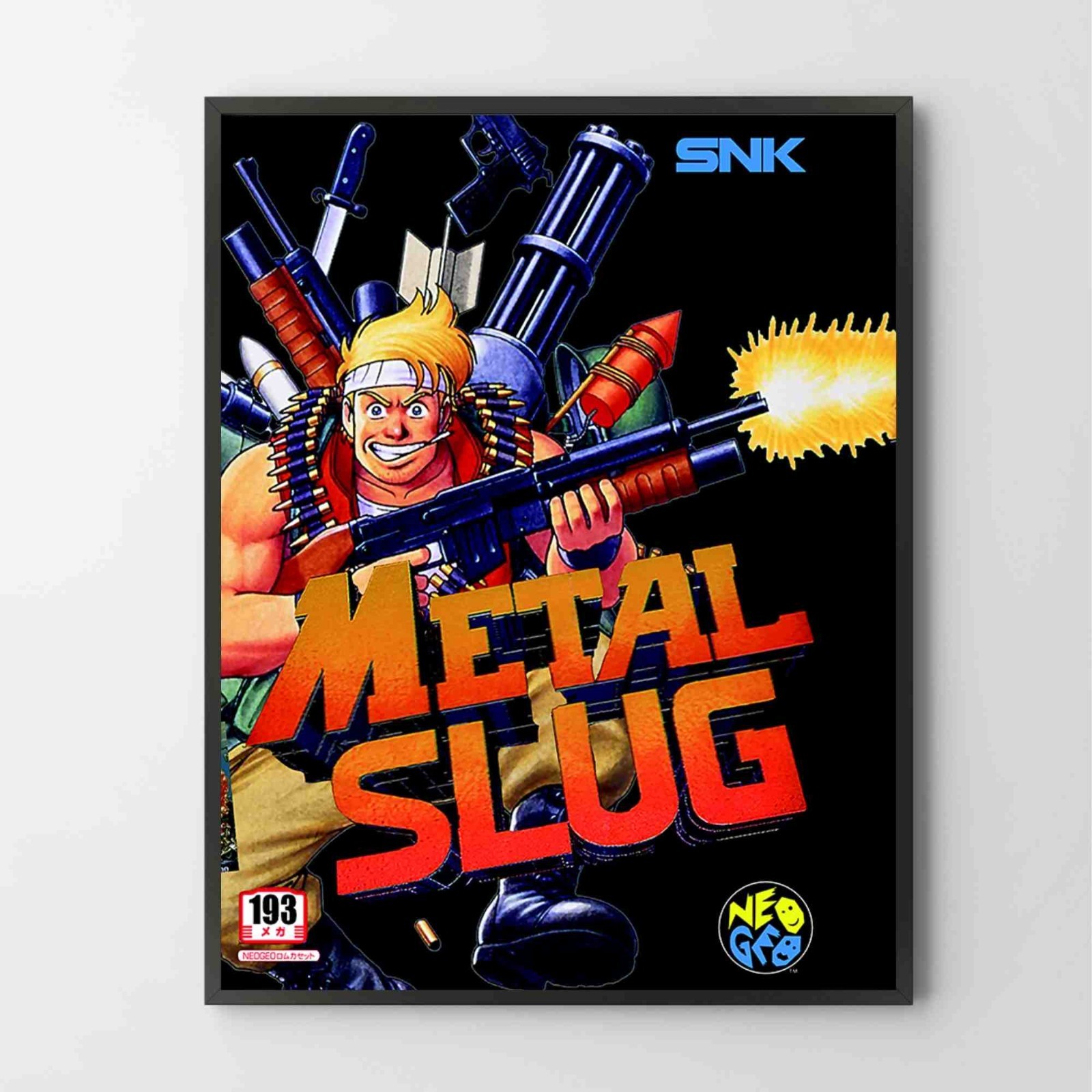 Poster Metal Slug Neo Geo Arcade Premium Glossy Unframed Poster Print A1306