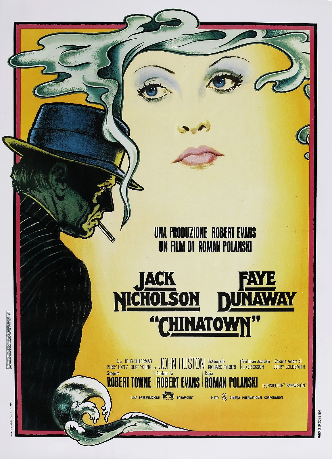 CHINATOWN Movie Poster RARE 1974