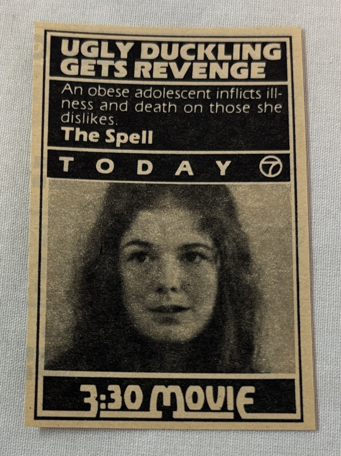 1980 small KGO tv ad~ movie THE SPELL Susan Myers