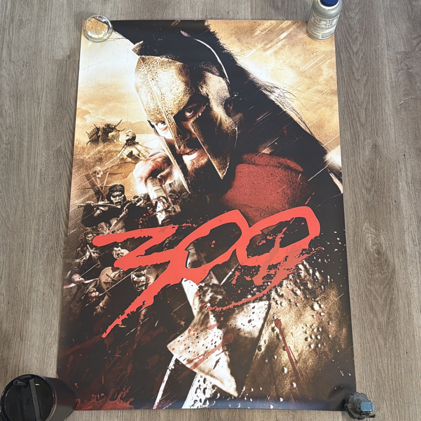 300 MOVIE POSTER ROLLED 27”x 40” Spartans Mint Condition King Leonidas