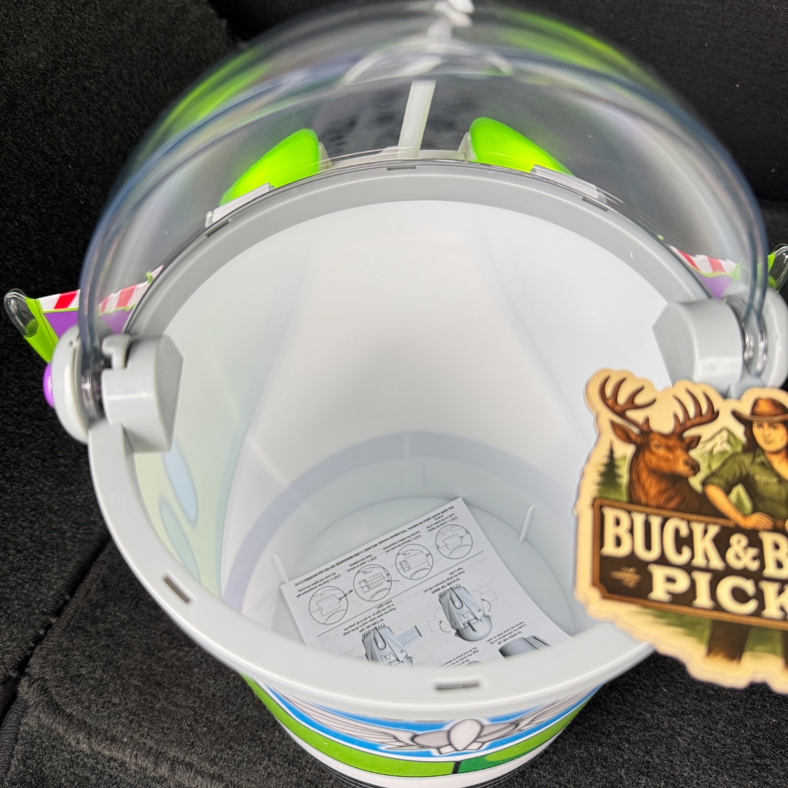 Toy Story 5 Buzz Lightyear Light Up Popcorn Bucket Wings Pop Out Regal Exclusive