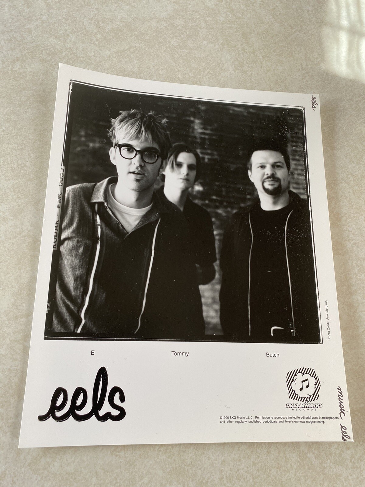 Eels Press Photo 8×10”. Mark Oliver Everett. Dreamworks Records.
