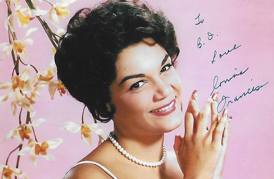Connie Francis auto/signed 4×6 photo Pretty Little Baby Oldies Music COA LOOK!