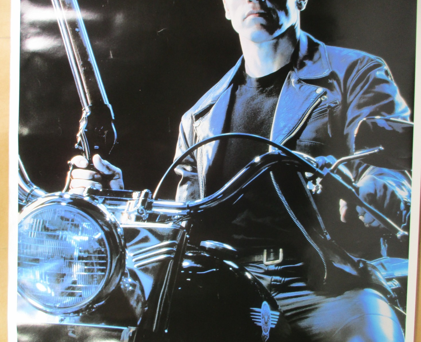 Terminator 2 Judgment Day original movie poster 27×40 1991 Video Schwarzenegger