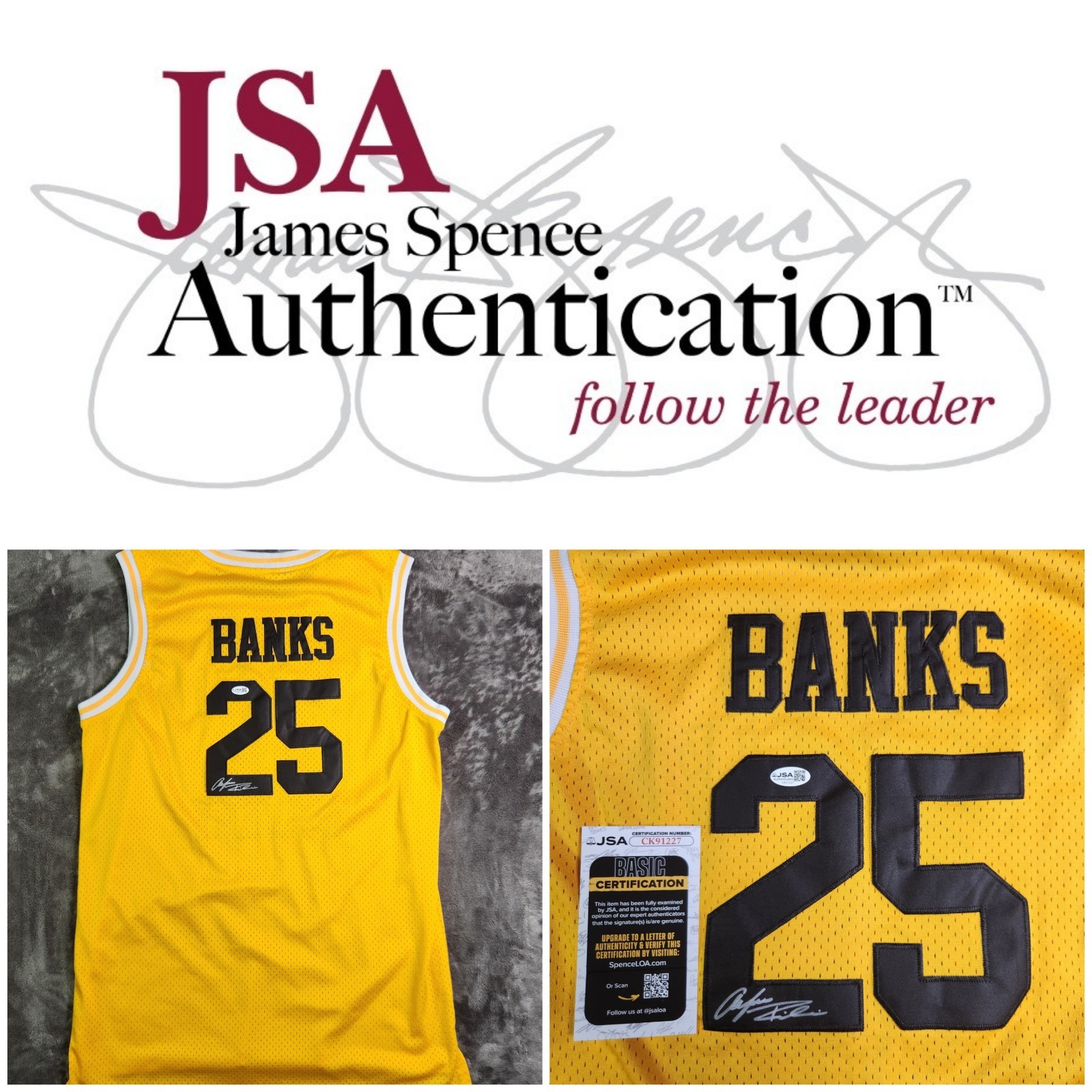 JSA Alfonso Ribiero Signed Bel-Air Academy Basketball Jersey XL Fresh Prince