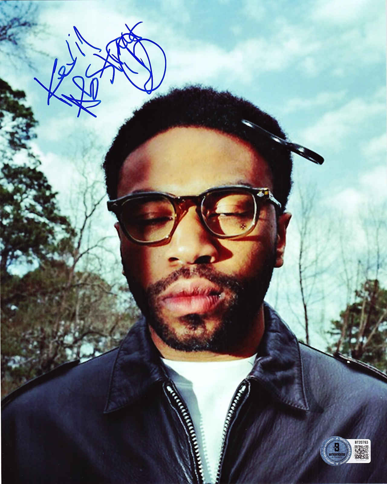 KEVIN ABSTRACT AUTOGRAPHED 8×10 BECKETT BT20763 BACKHAMPTON HIP HOP