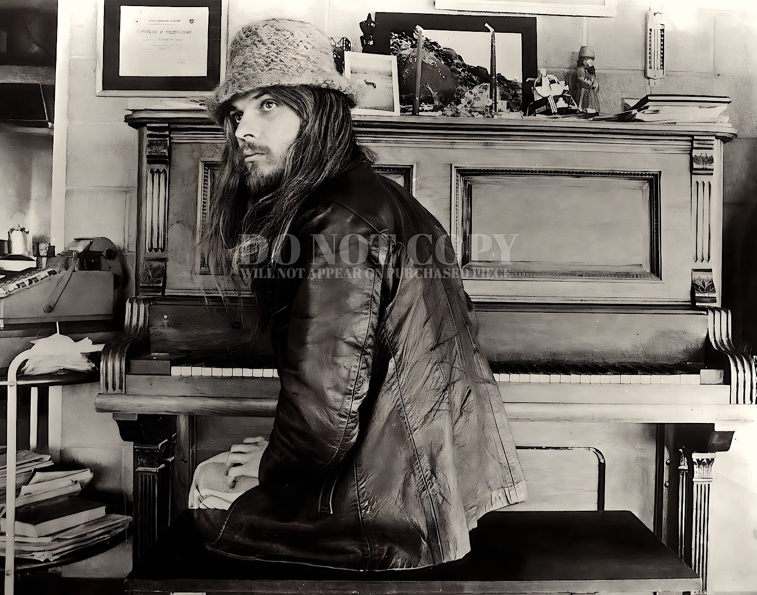 Leon Russell Photograph 8 X 10 | Coolest 1970 Picture | RARE Poster | Art Print