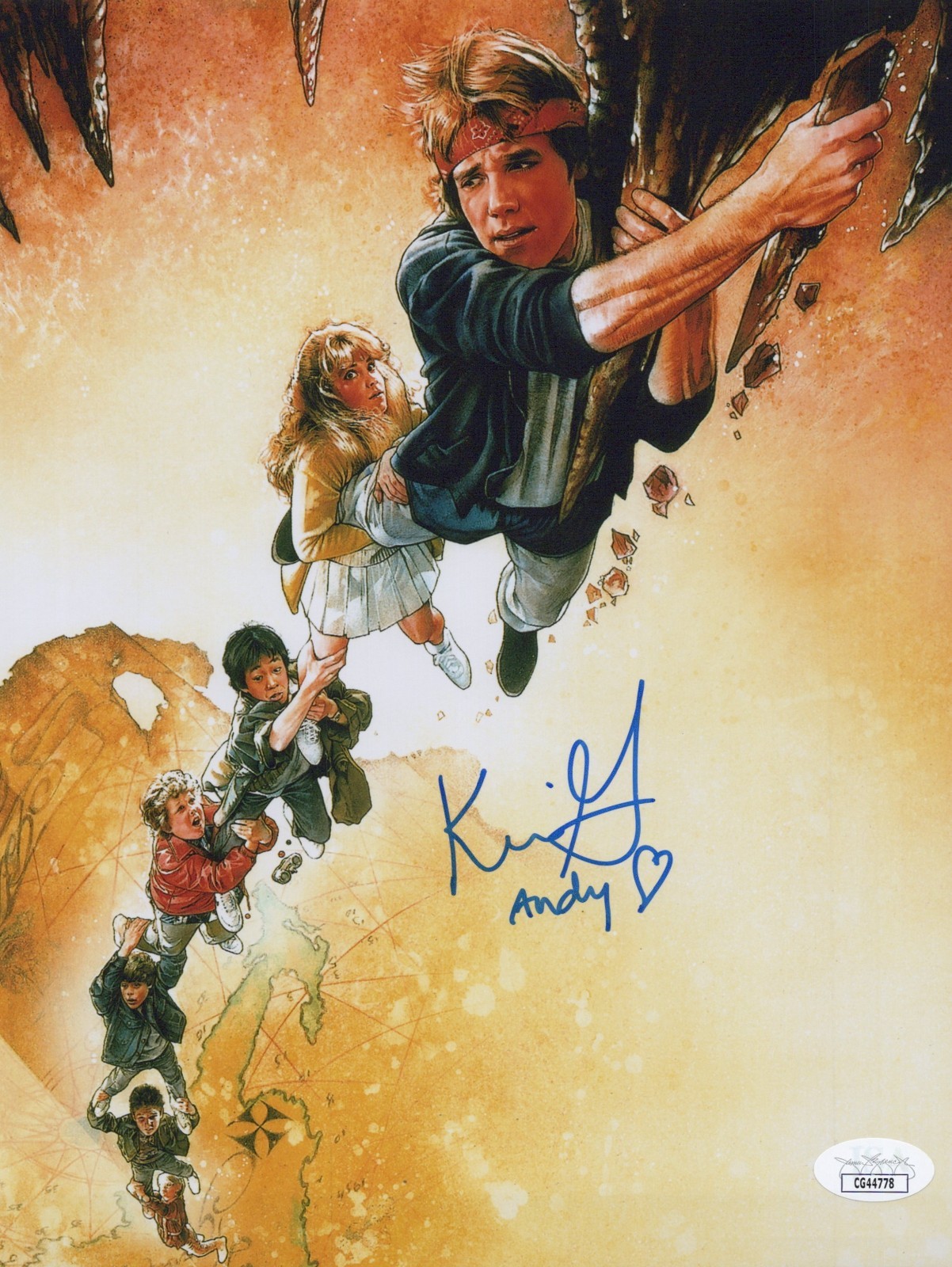 KERRI GREEN Signed THE GOONIES 8×10 Photo Autograph ANDY JSA COA CERT