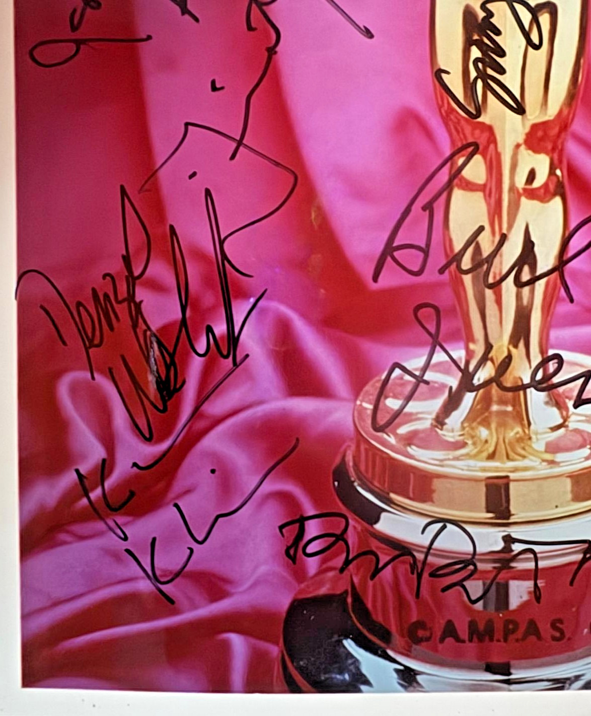 ACADEMY AWARD WINNERS SIGNED X17 8X10 PHOTO KLINE MAGGIE SMITH DENZEL PSA LOA D