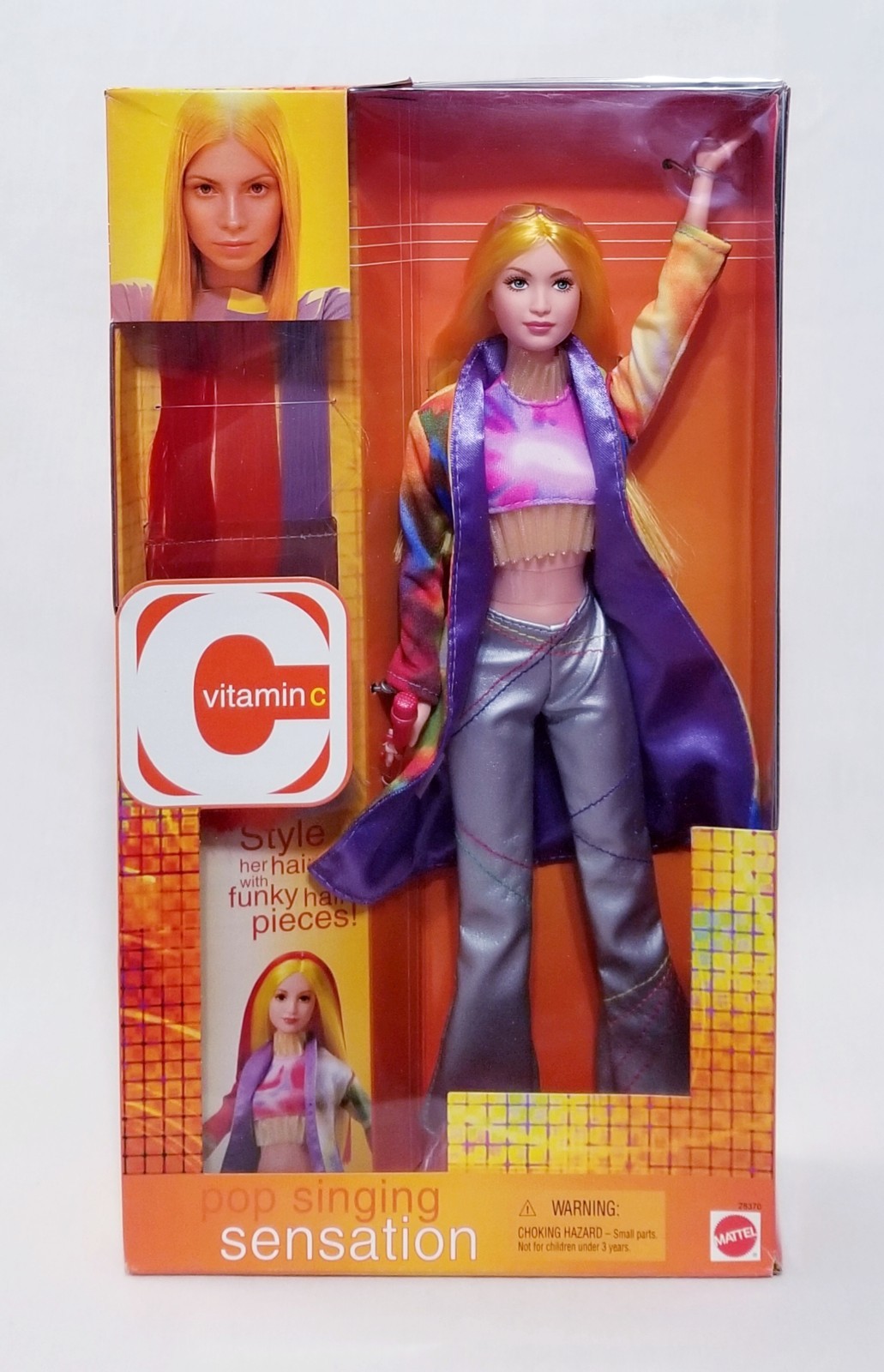 Vintage Vitamin C Doll Mattel 2000 Eve’s Plum Singer Action Figure NEW RARE