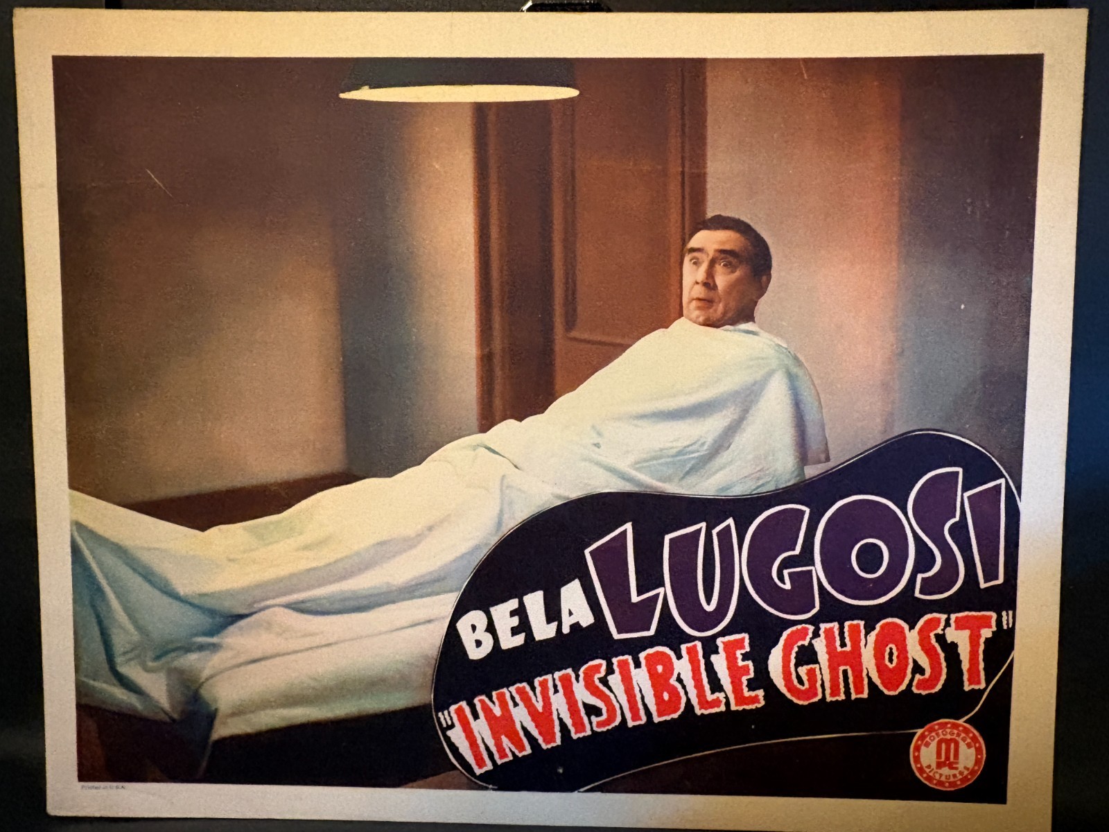 BELA LUGOSI Invisible Ghost 1941 Lobby Card HORROR Monogram Poverty Row VF