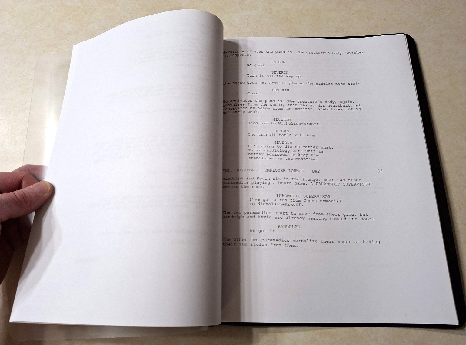 The Last Frankenstein 2021 Original Movie Screenplay Script Horror SIGNED Bound