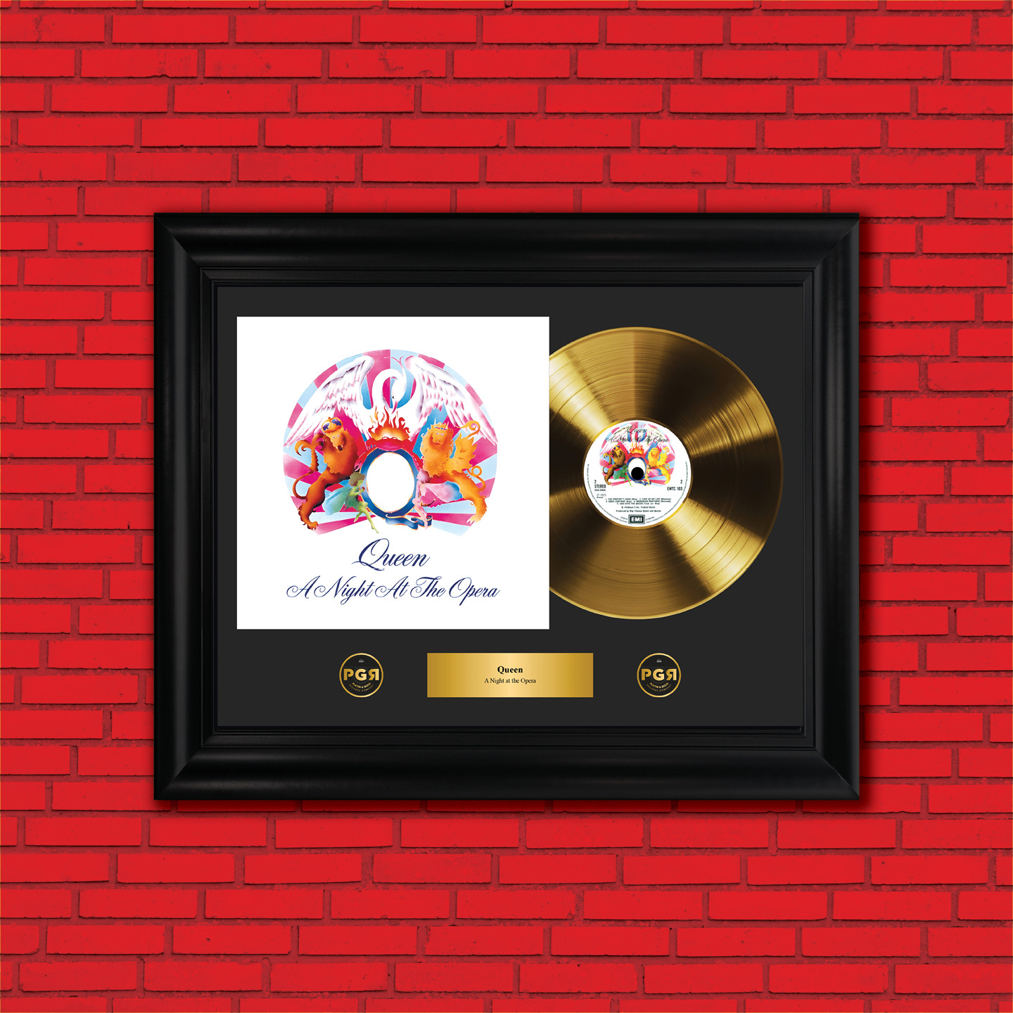 Gold Plated LP Vinyl – Queen – Memorabilia Gift | PGR