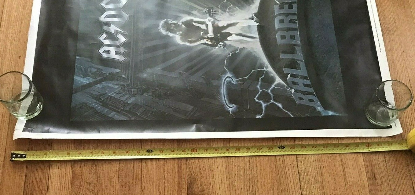 1995 AC/DC BallBreaker Promo Poster 25″ X 35″
