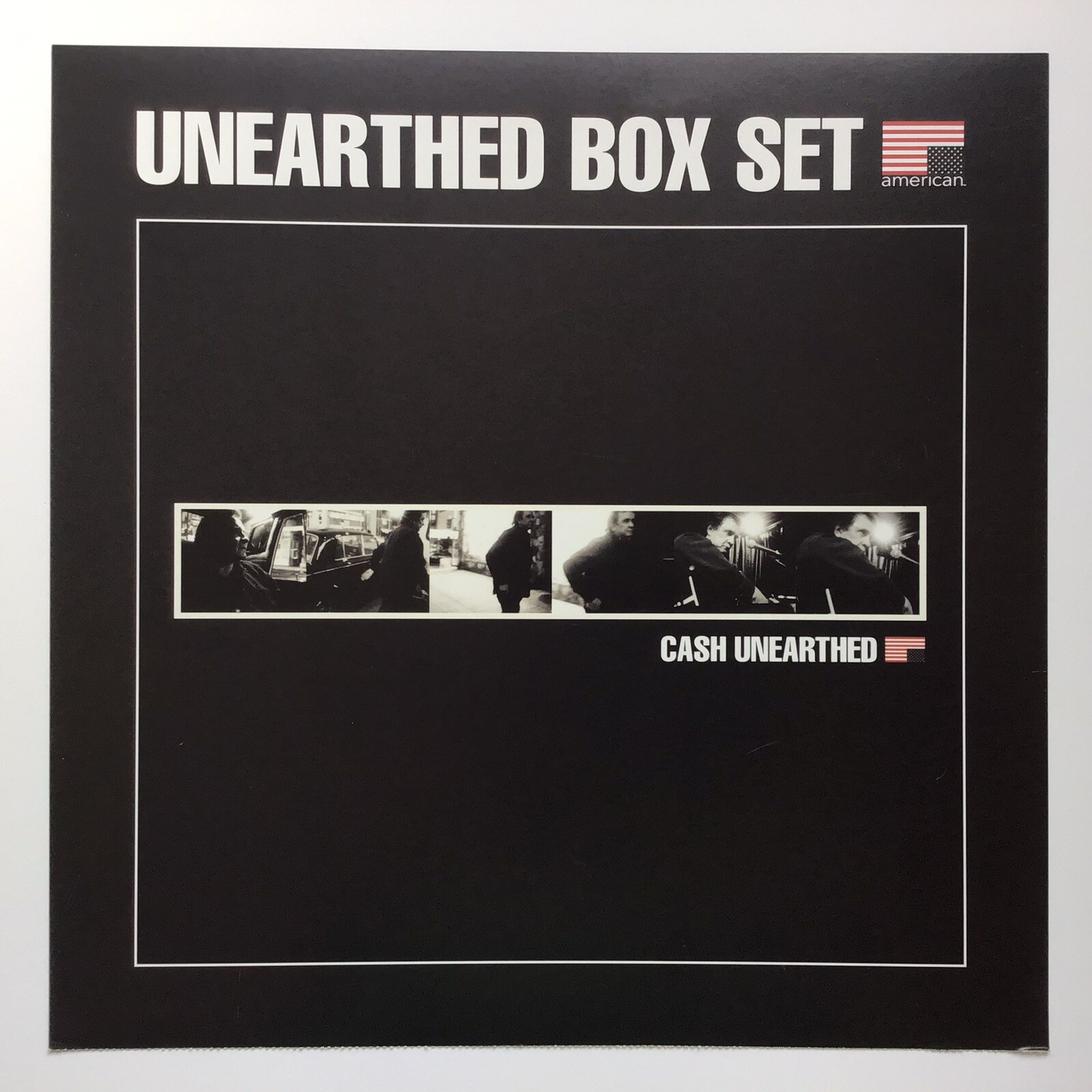 Johnny Cash Poster Album Cover Promo 2 Sided 12”x12” Flat Unearthed Poster