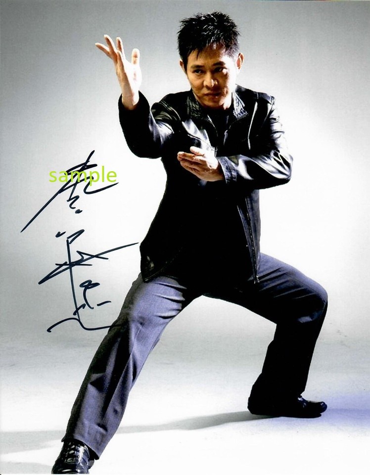 JET LI REPRINT 8X10 PHOTO AUTOGRAPHED SIGNED PICTURE CHRISTMAS MAN CAVE GIFT