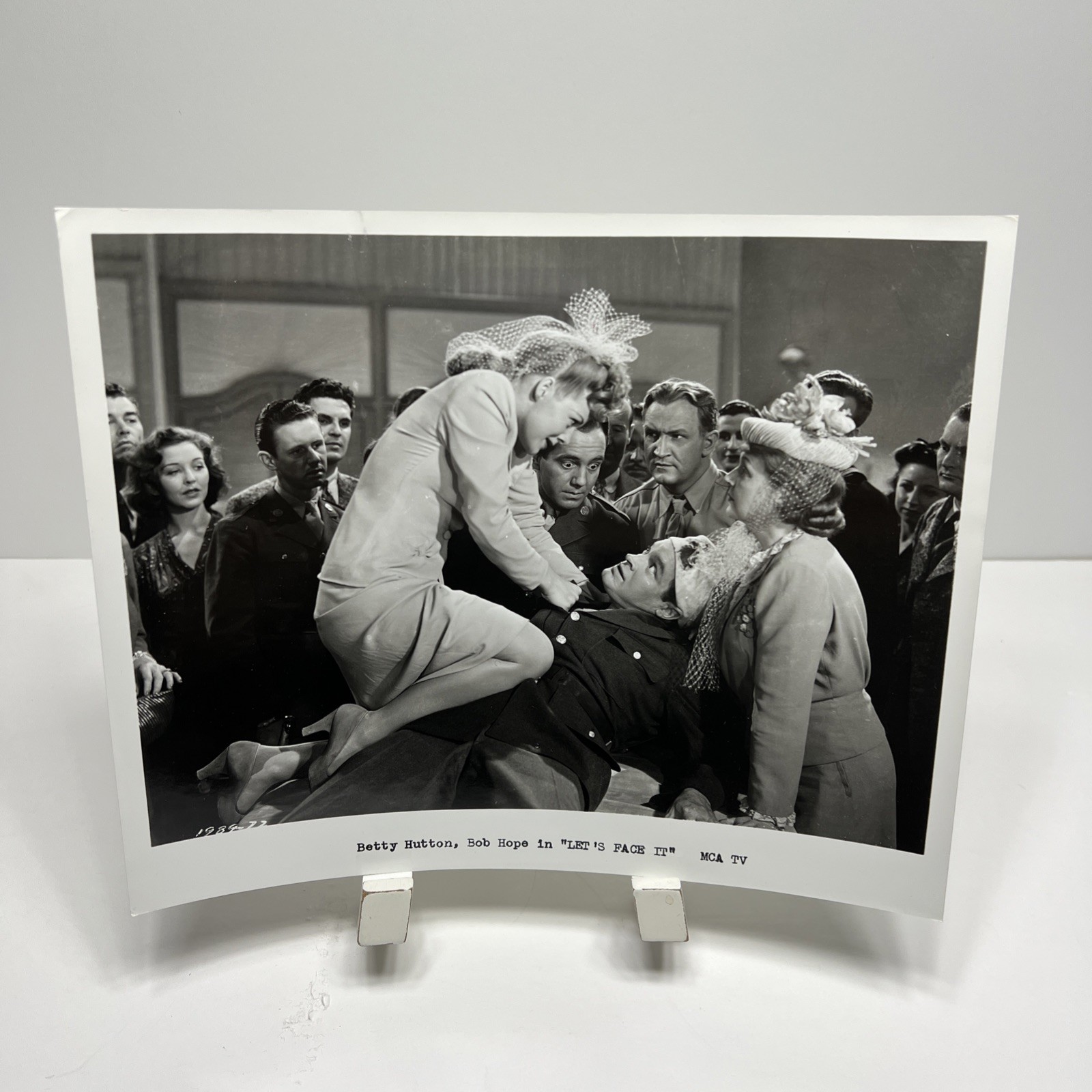 Let’s Face It MCA TV Press Kit Folder 7 Publicity Photos Bob Hope Betty Hutton