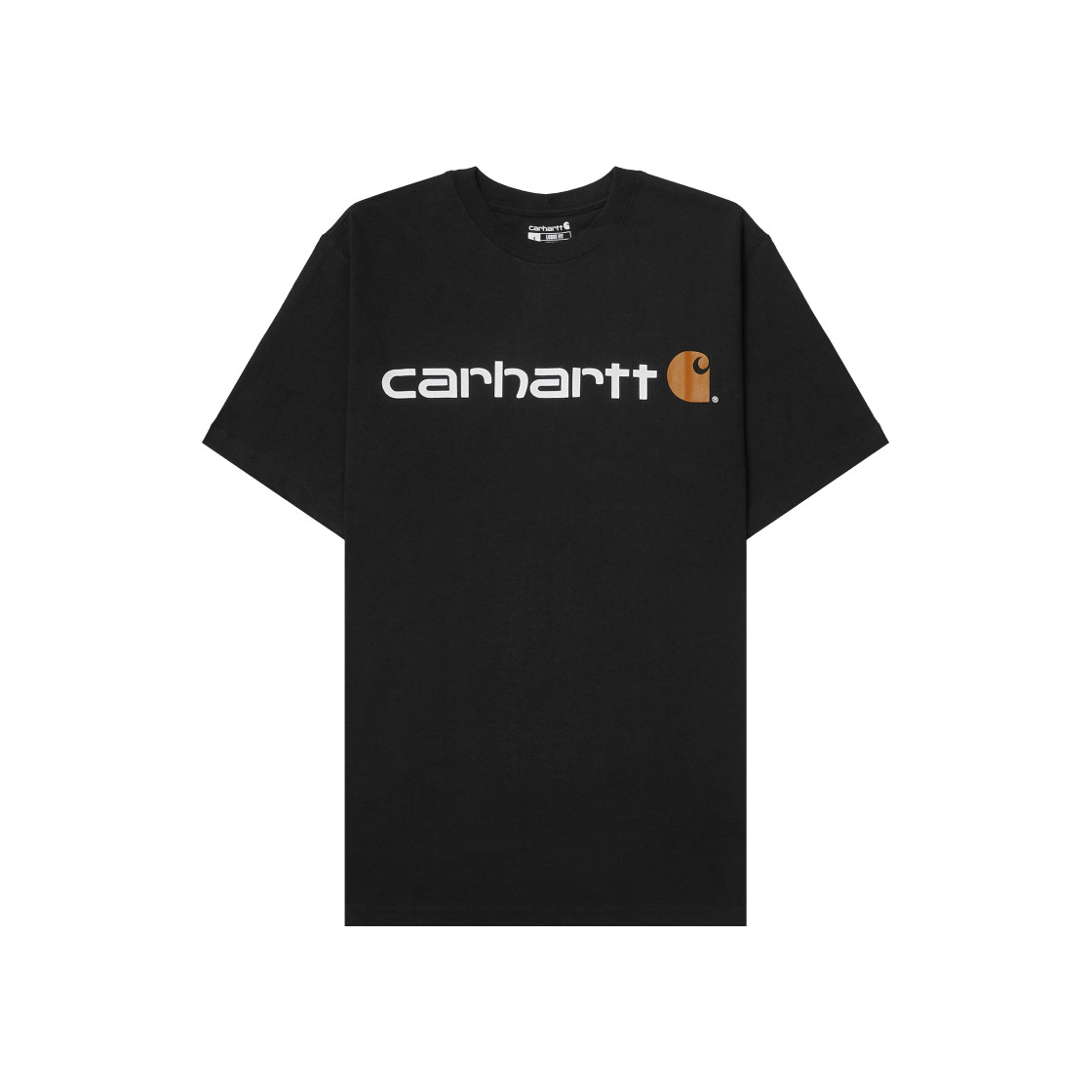 Carhartt Loose Fit Heavyweight Regular Short Sleeve Logo Graphic T-Shirt Black