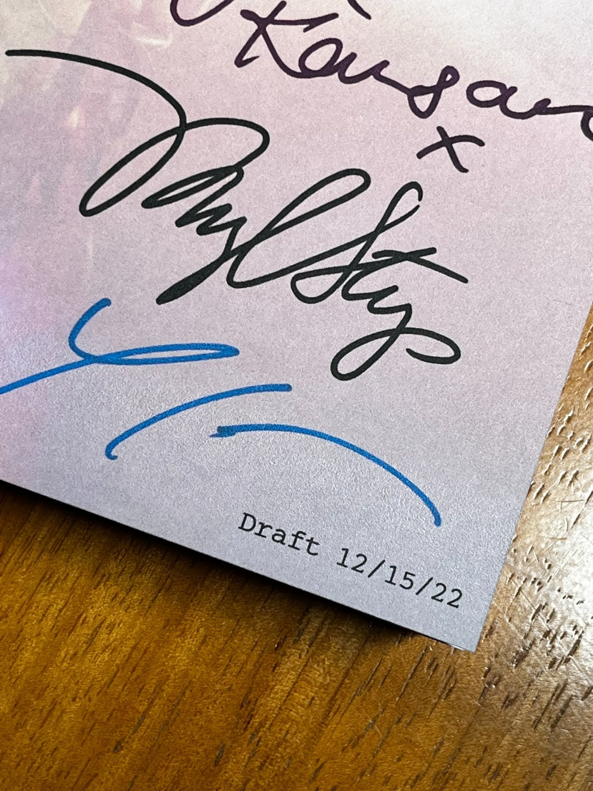 Project Hail Mary & The Martian Scripts Signed- Autograph Reprints- Space Travel