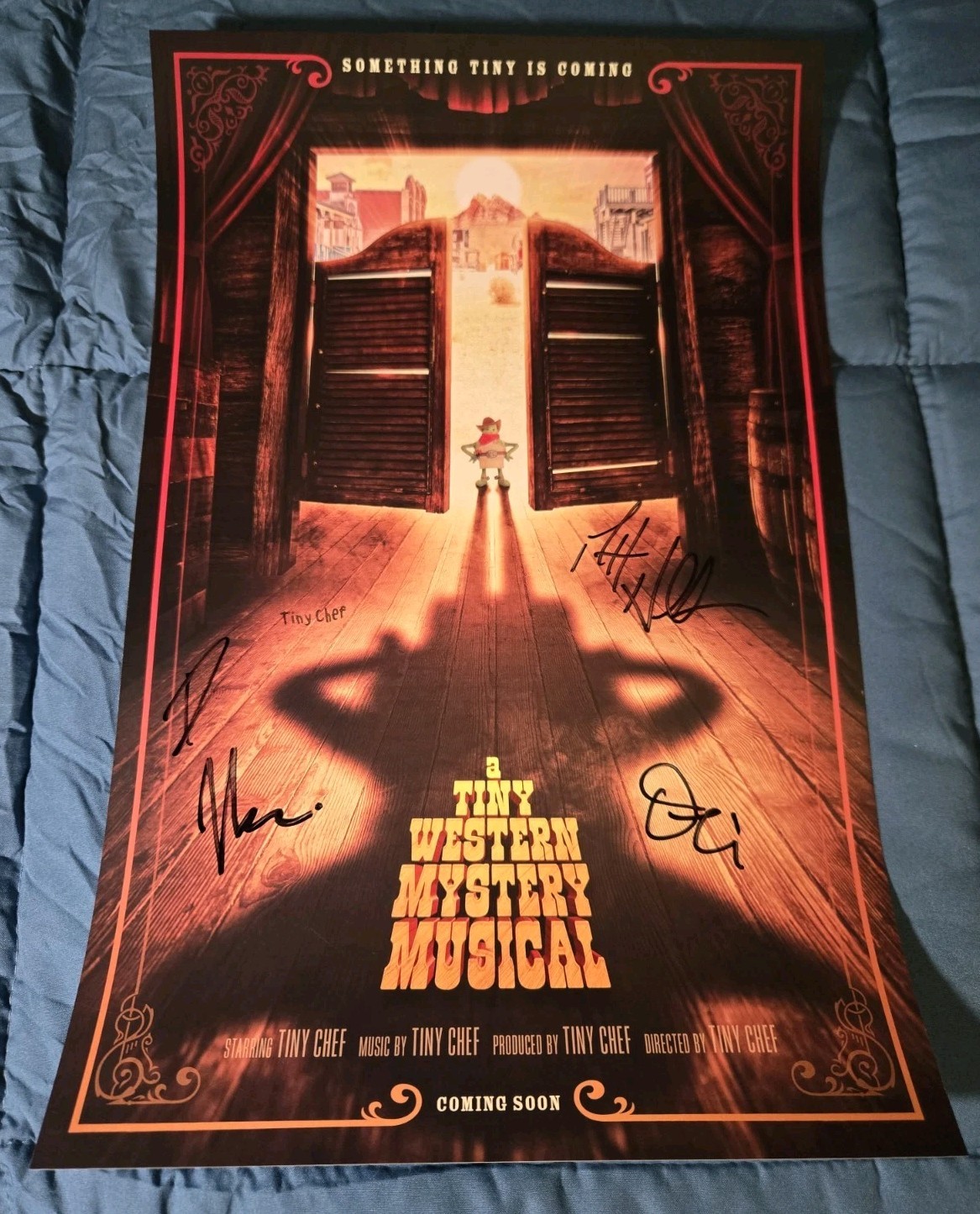 Tiny Chef Signed 11×17 Print X4 SDCC COMIC CON Matt Hutchinson + Creators