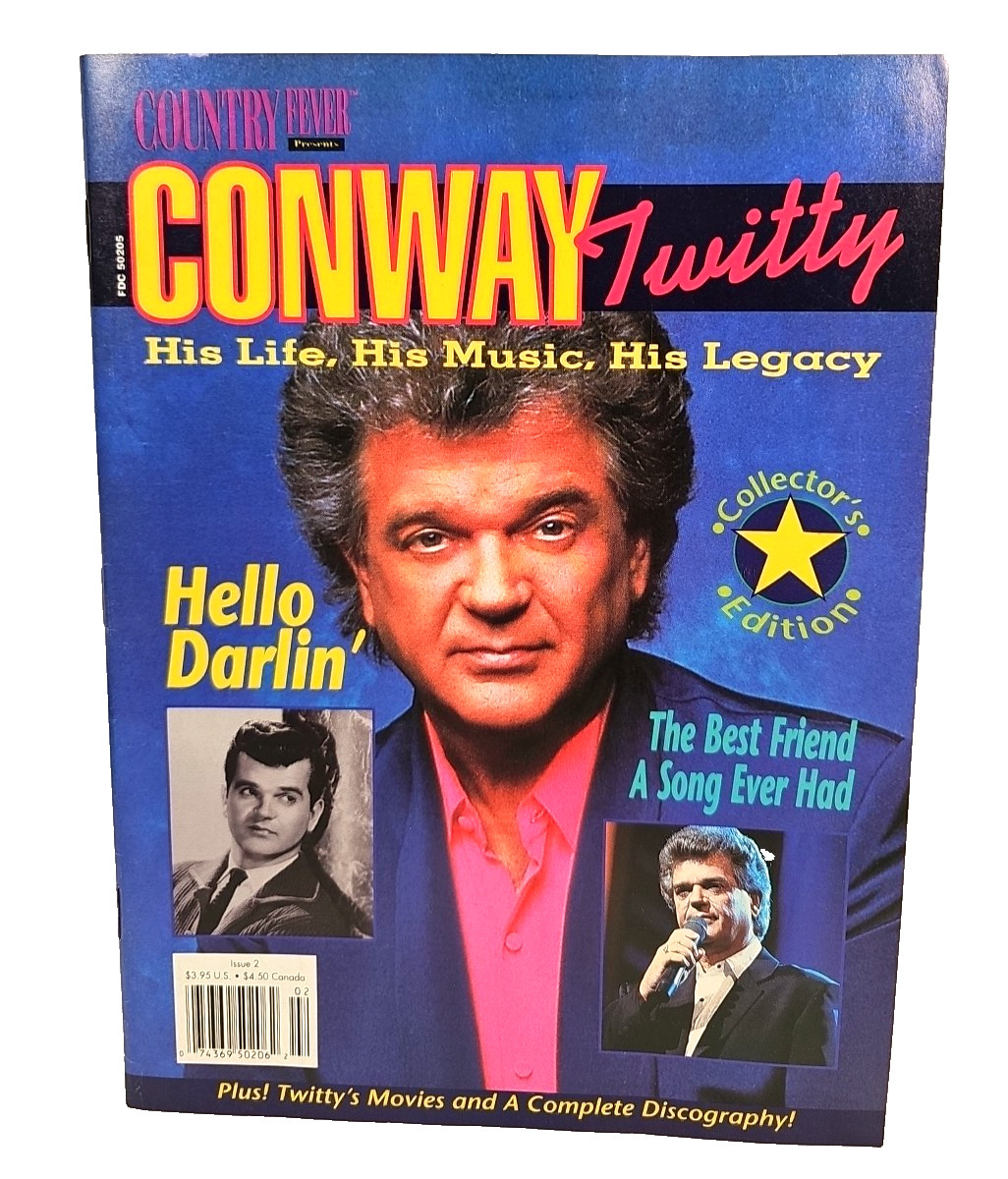 CONWAY TWITTY Collector’s Edition 1993 Country Fever Magazine Issue 2 Tribute