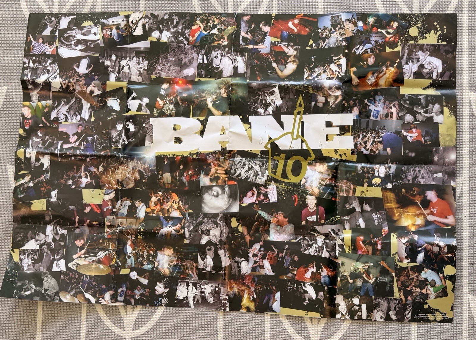 BANE 10th Anniversary poster Turnstile Converge Trapped Under Ice Have Heart xxx