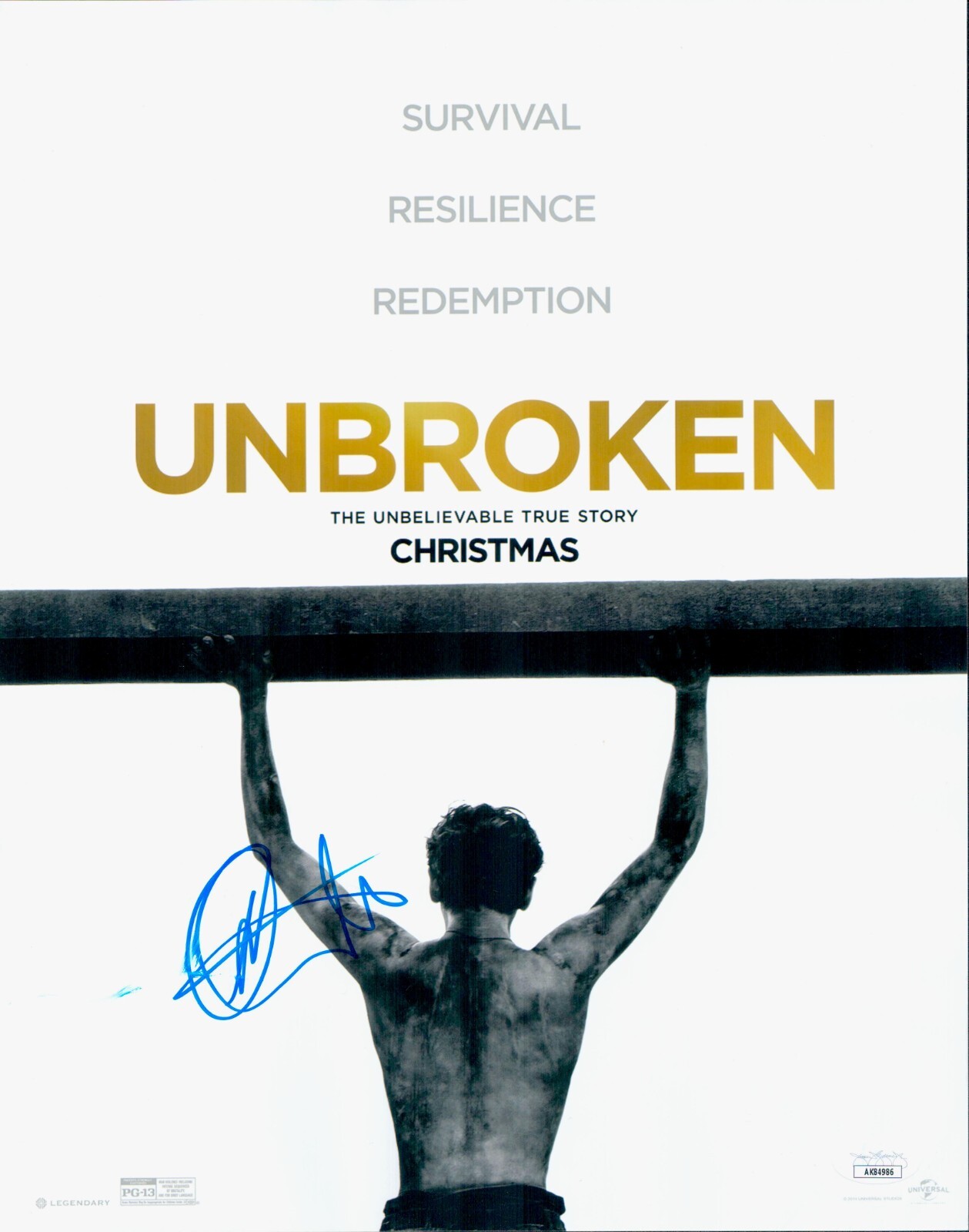 JACK O’CONNELL Signed 11×14 UNBROKEN Photo Authentic Autograph JSA COA CERT