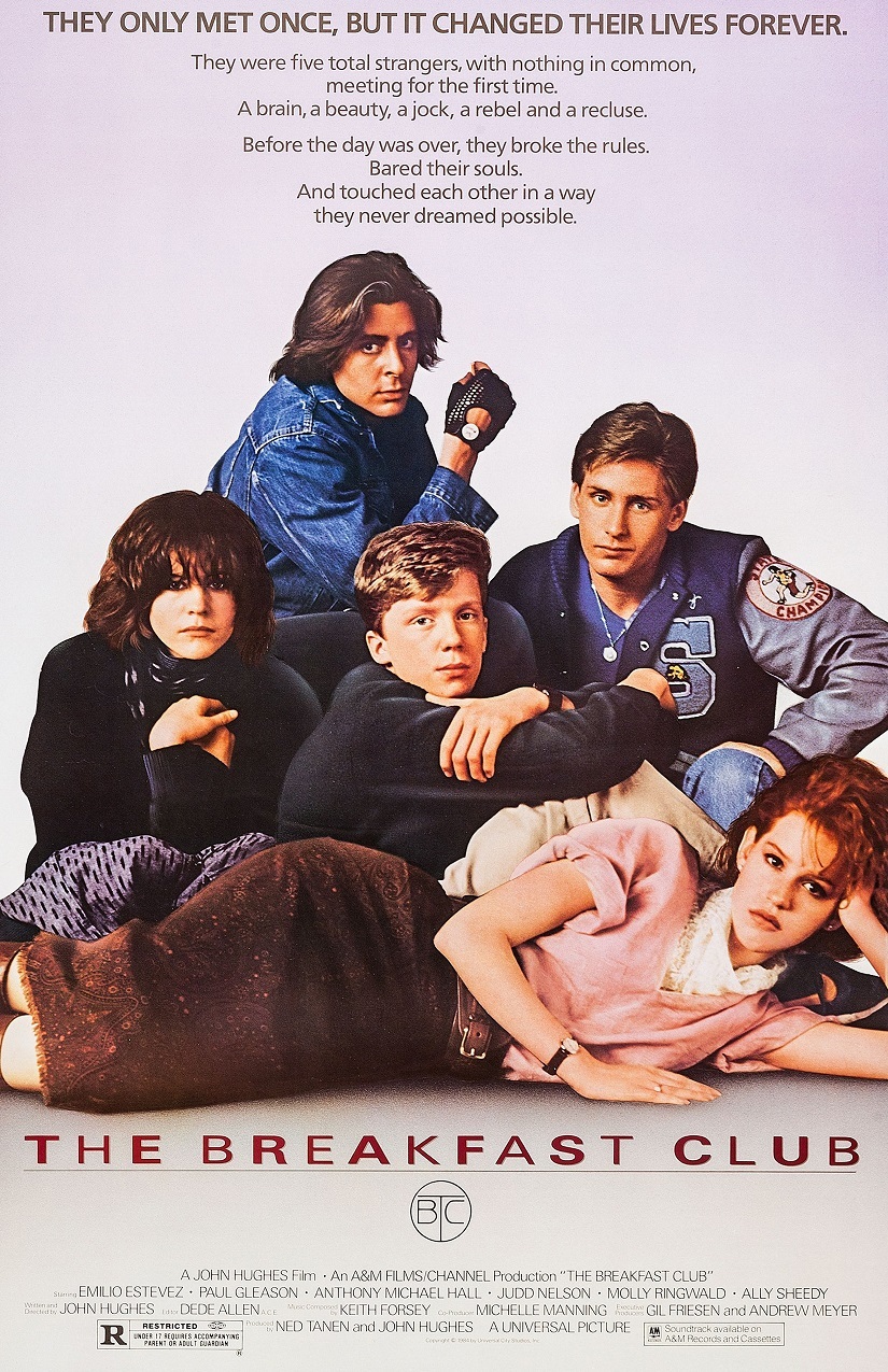 The Breakfast Club movie poster – 11 x 17 inches Molly Ringwald, Emilio Estevez