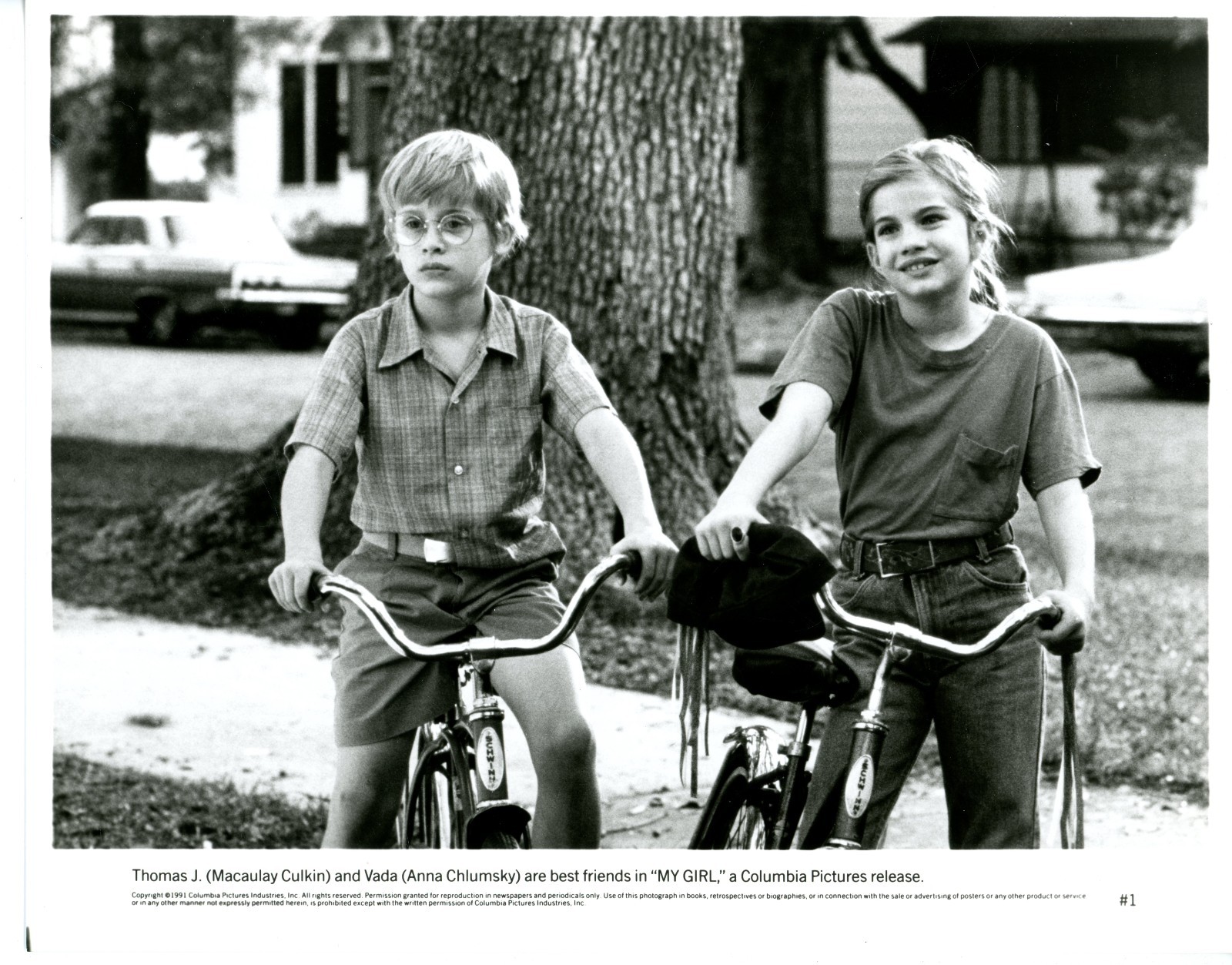 My Girl (1991) 8×10 black & white movie photo #1