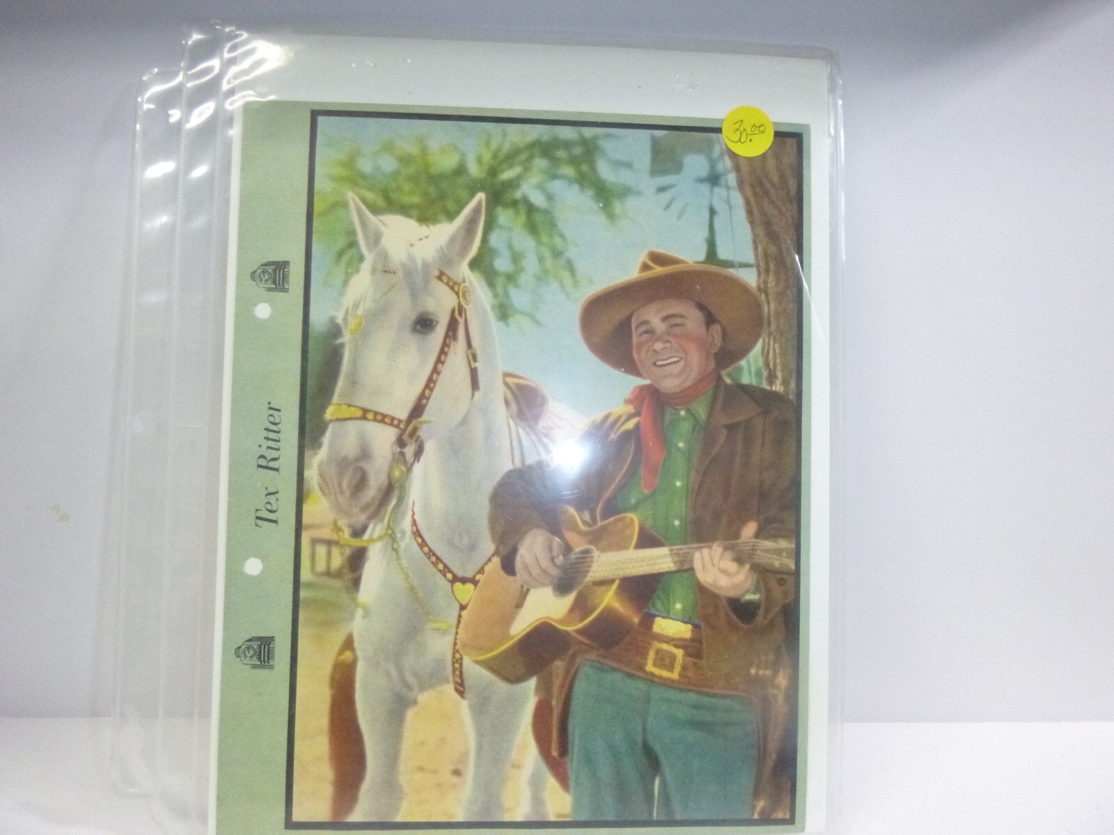 TEX RITTER Vintage Studio Promo Photograph Western Movie Star 8X10