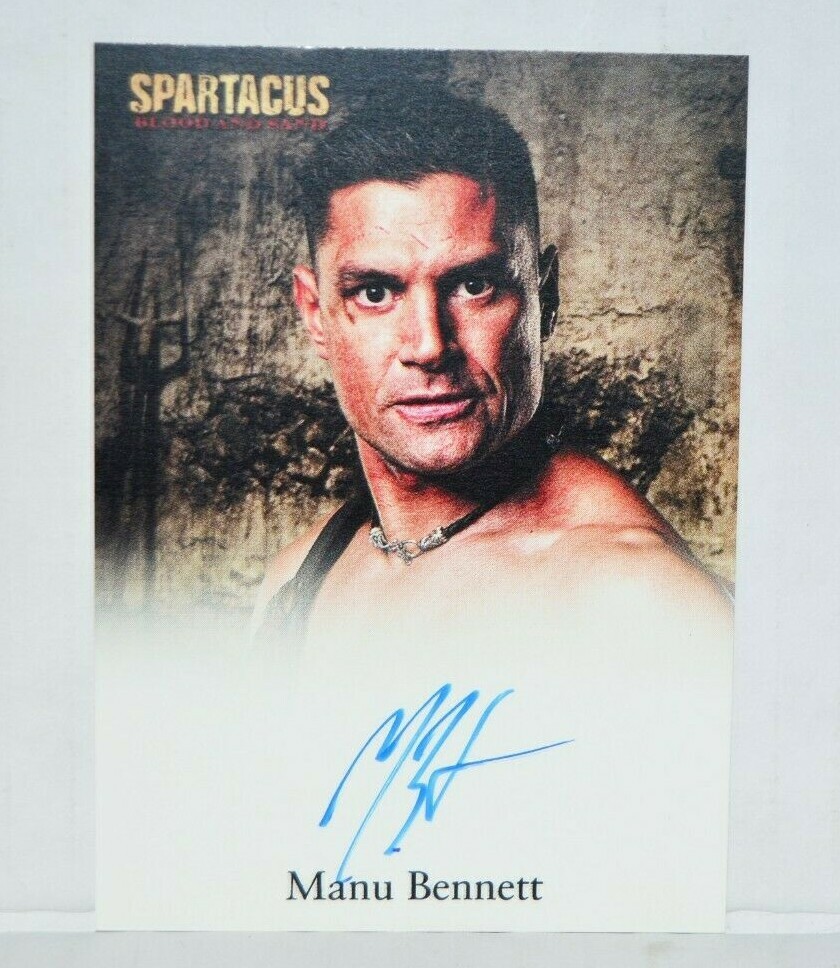 2009 Rittenhouse Spartacus Blood & Sand Manu Bennett Crixus Autograph Auto Card