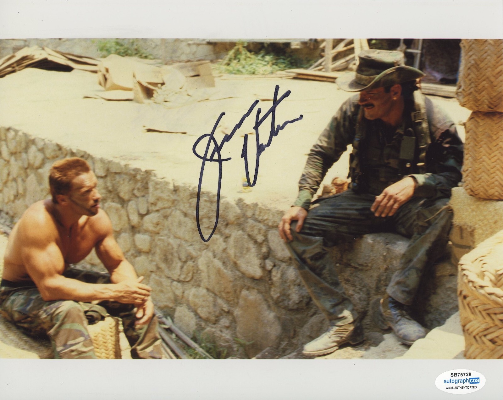 Jesse Ventura Predator Autographed Signed 8×10 Photo ACOA