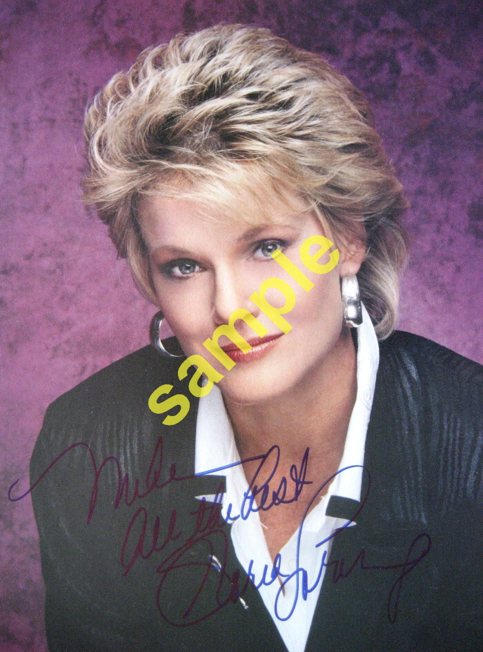 us. GLORIA LORING Original autograph hand signed photo 8×10″ inch /20×25 cm (#)